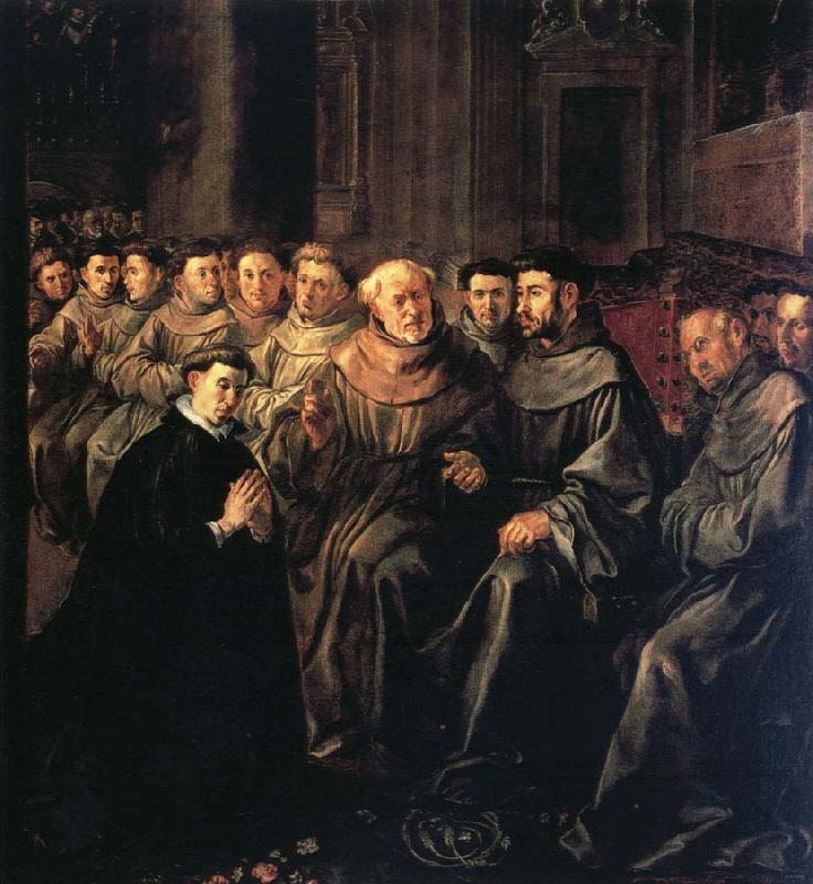 Francisco de herrera the elder St.Bonaventure Enters the Franciscan Order Sweden oil painting art